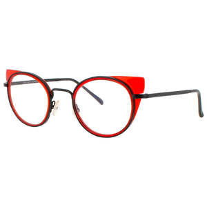 HARRY LARY DEVILY-462 Eyeglasses Eye Glasses 462 BLACK/RED Authentic New 46mm
